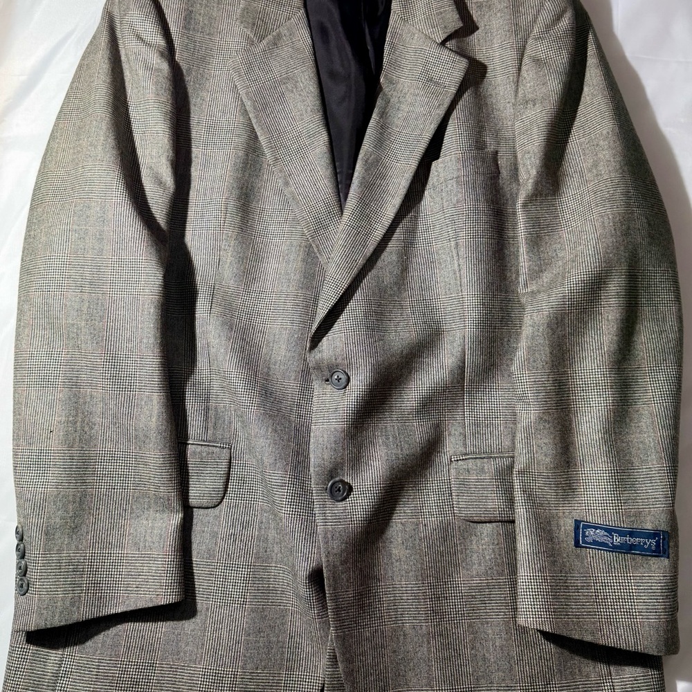 Burberry Classic Gray Check Suit